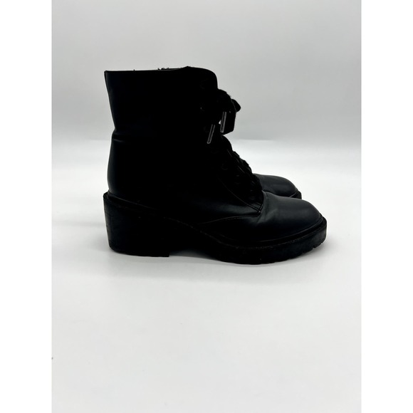 Universal Thread Black Combat Boots - Picture 4 of 8